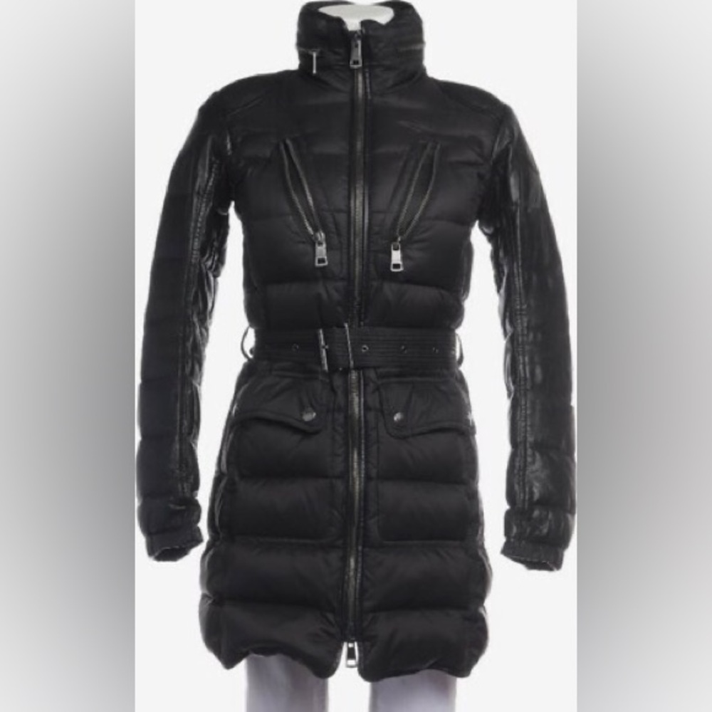 Burberry Coat With Lambskin Sleeves